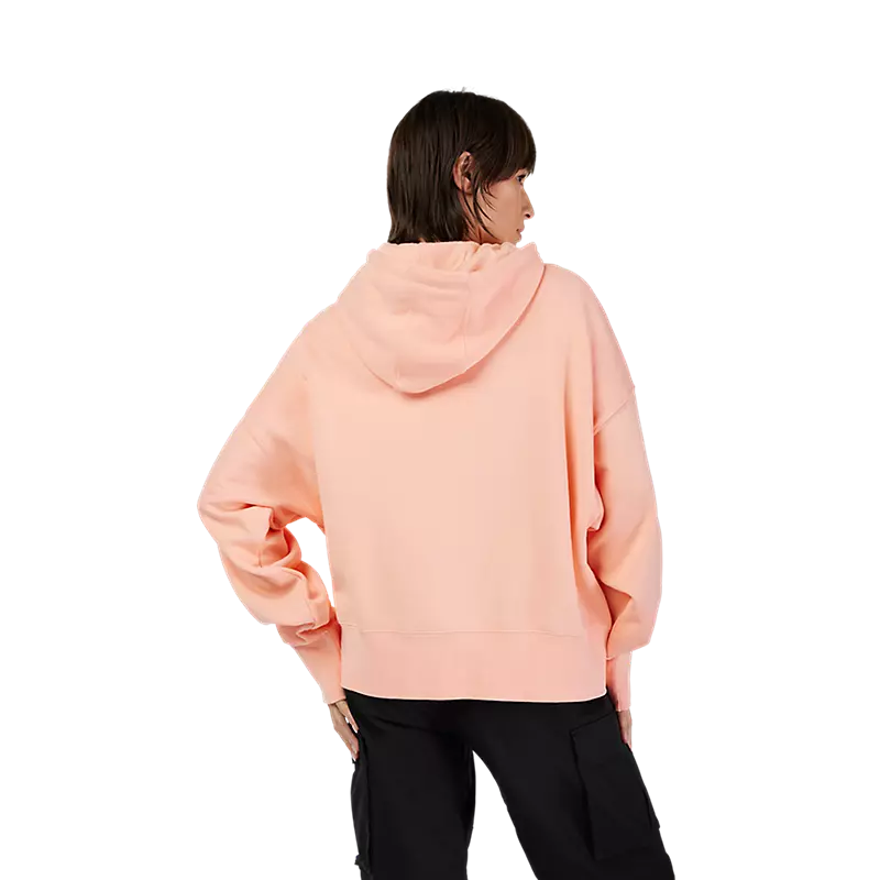 Fox Womens Fox X Honda Oversized Pullover Hoodie  Pale Pink