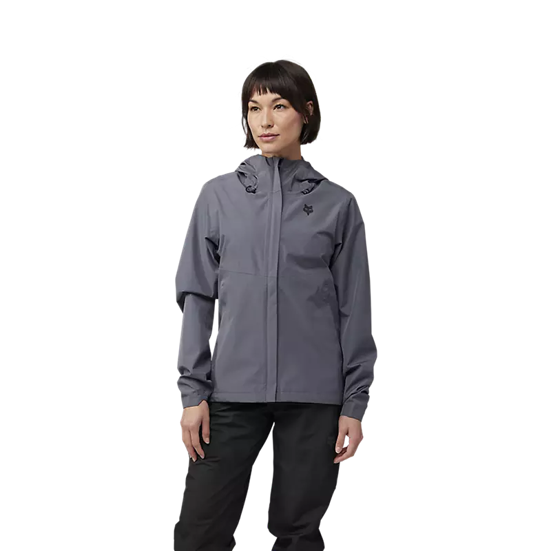 Fox Womens Ranger 2.5-Layer Water Jacket Graphite Grey