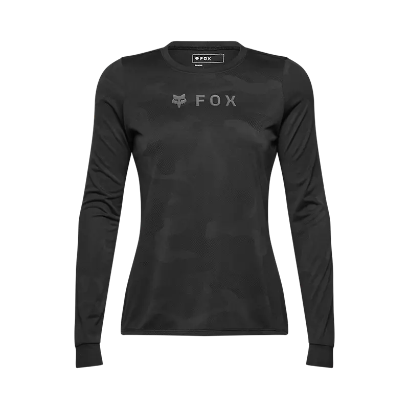 fox Womens Ranger TruDri® Long Sleeve Jersey  Black