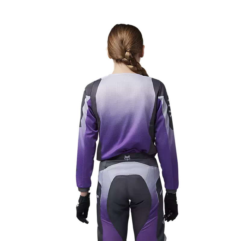 Fox Youth Girls 180 Lean Long Sleeve Jersey Dark Purple