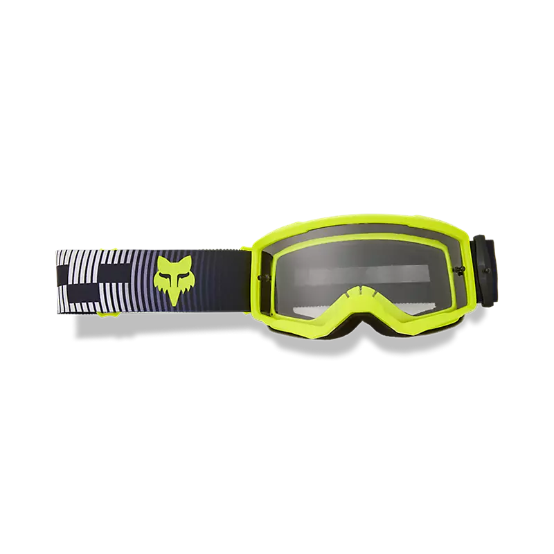 fox Youth Main Collect Mirrored Lens Goggles Grey/Yellow