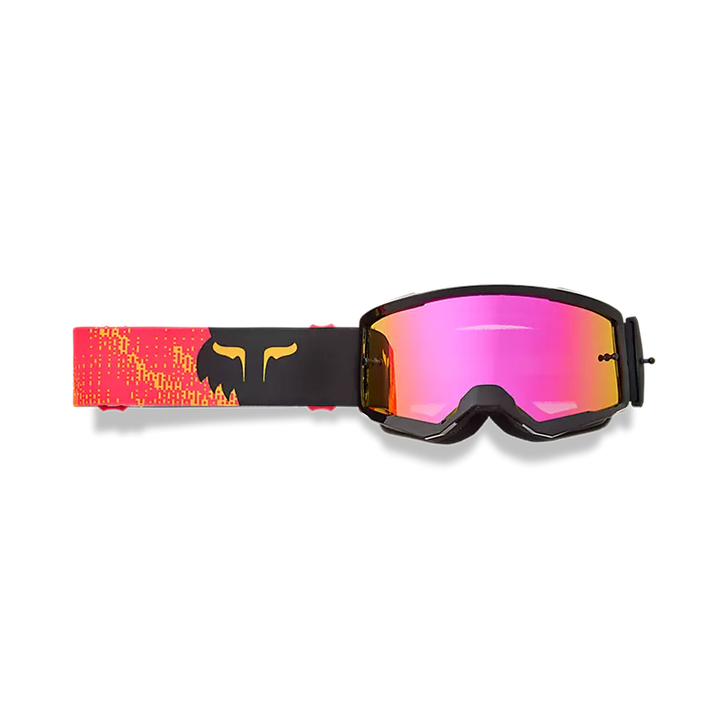 fox Youth Main Kairos Mirrored Lens Goggles Tangerine