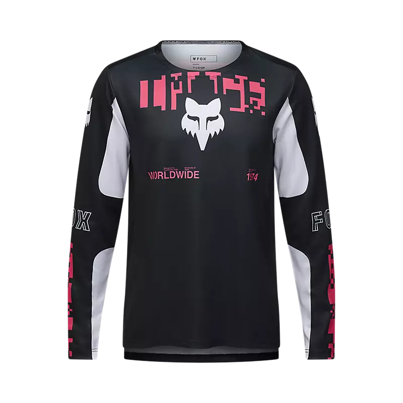 fox Youth Ranger Digi Image Long Sleeve Jersey Black