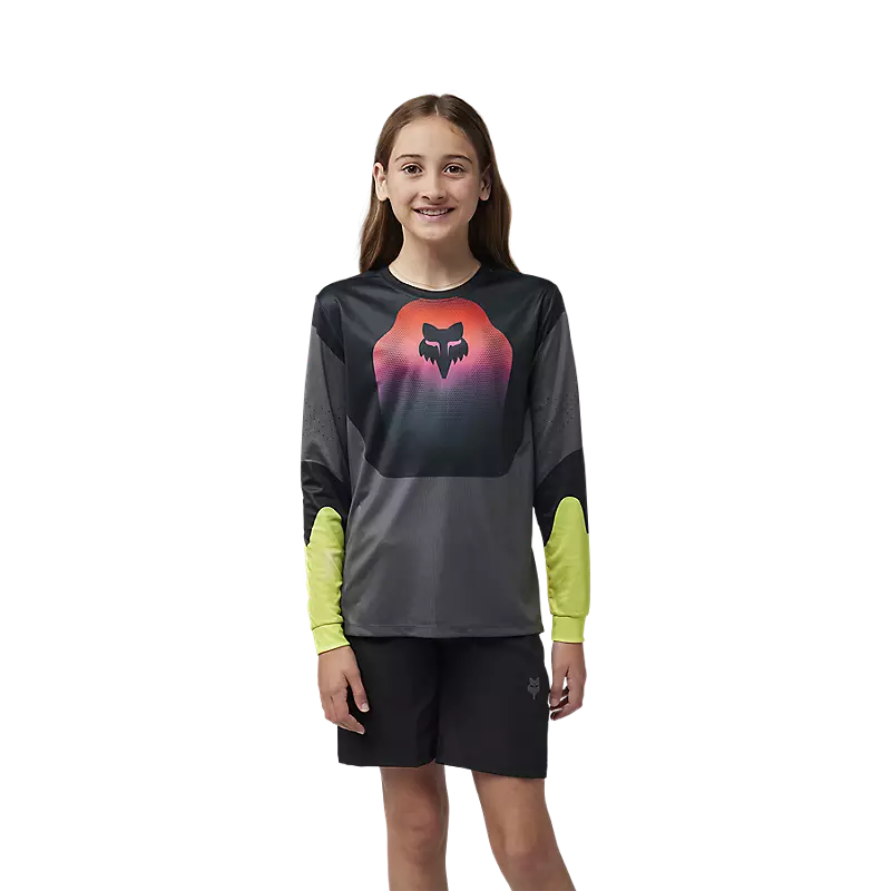 Fox Youth Ranger Revise Long Sleeve Jersey Black/Pink
