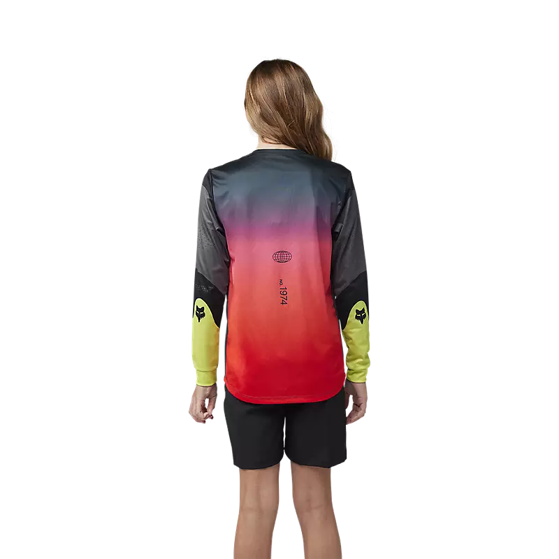 Fox Youth Ranger Revise Long Sleeve Jersey Black/Pink