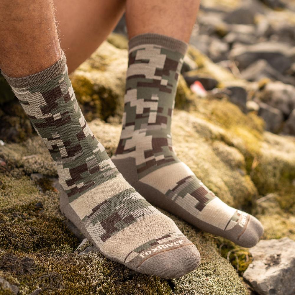 Fox River Digi Camo Lightweight Crew Military Sock