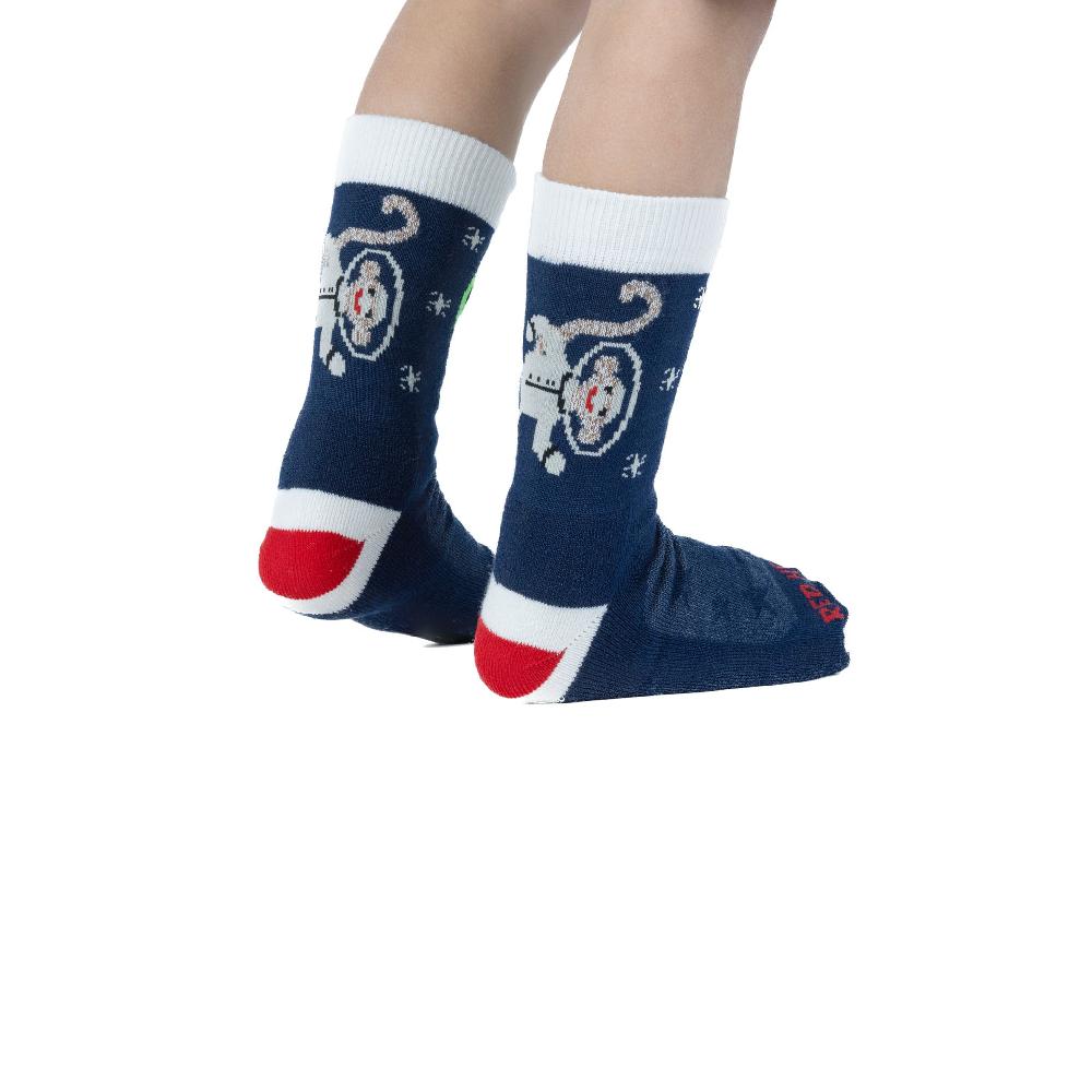 Fox River Kid's Astronaut Monkey Lightweight Crew Everyday Sock - 2 Pack