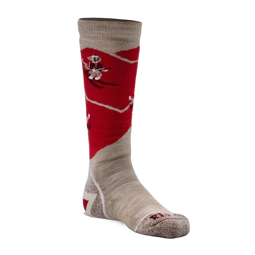 Fox River Kid's Monkey'n Around Medium Weight Over-the-Calf Ski And Snowboard Sock