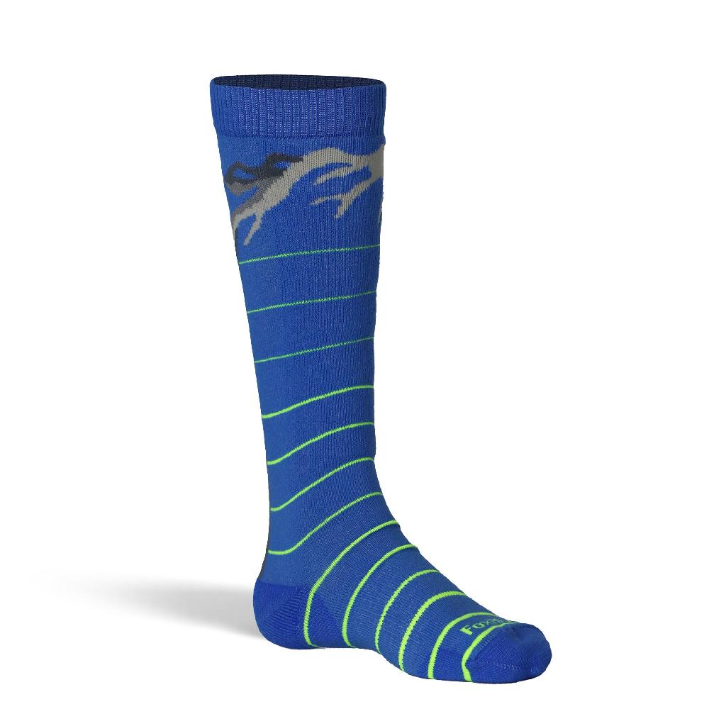 fox river Kid's POW Lightweight Over-the-Calf Ski and Snowboard Sock