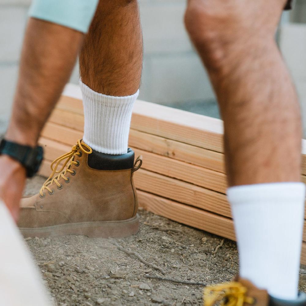 Fox River Men's Steel-Toe Heavyweight Mid-Calf Boot Work Sock - 2 Pack