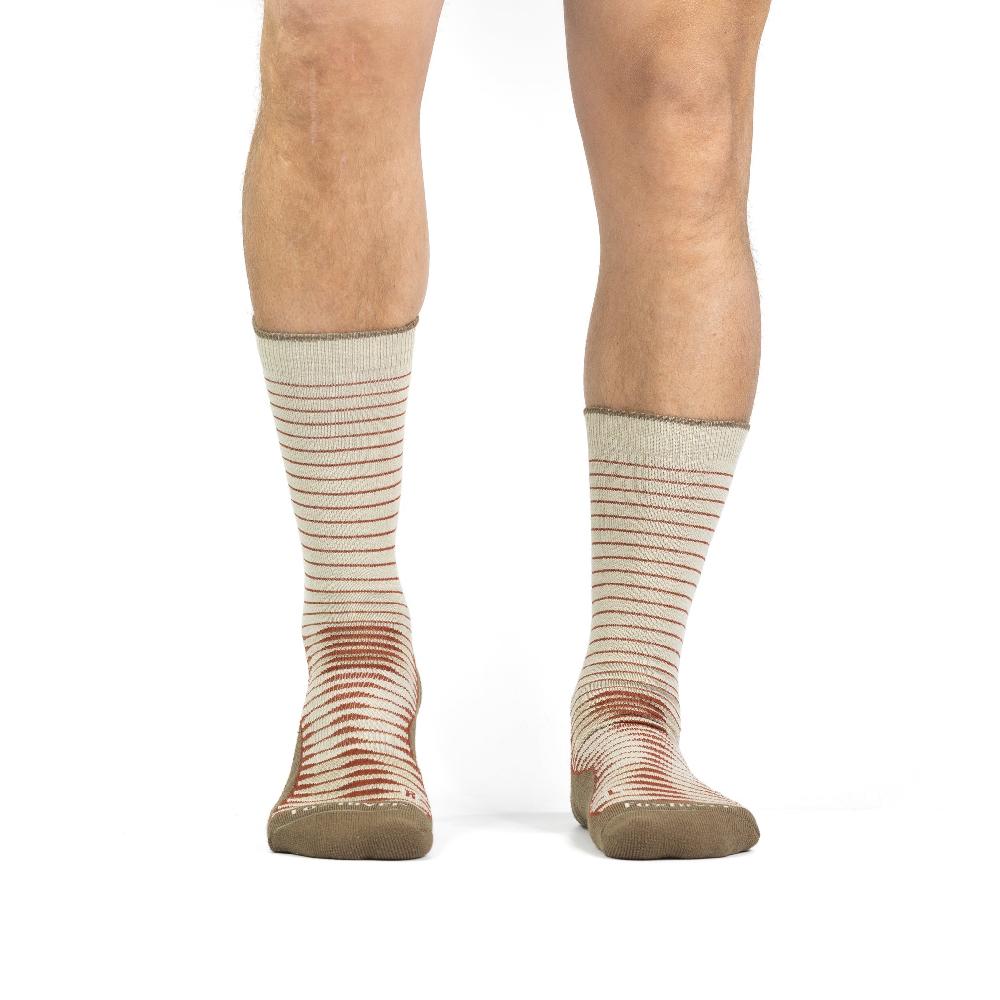 Fox River Men's Stripe Lightweight Crew Hiking Sock
