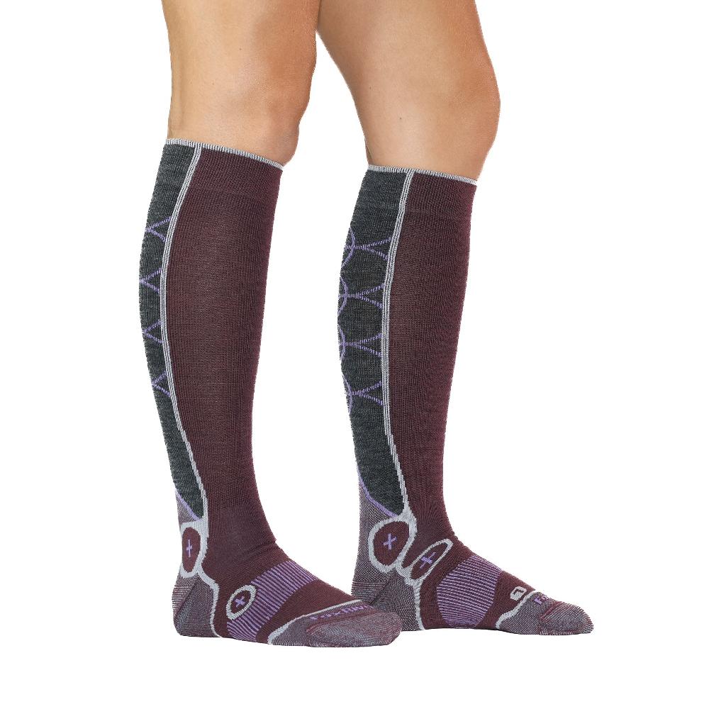 Fox River Women's Afton Ultra-Lightweight Over-the-Calf Ski And Snowboard Sock