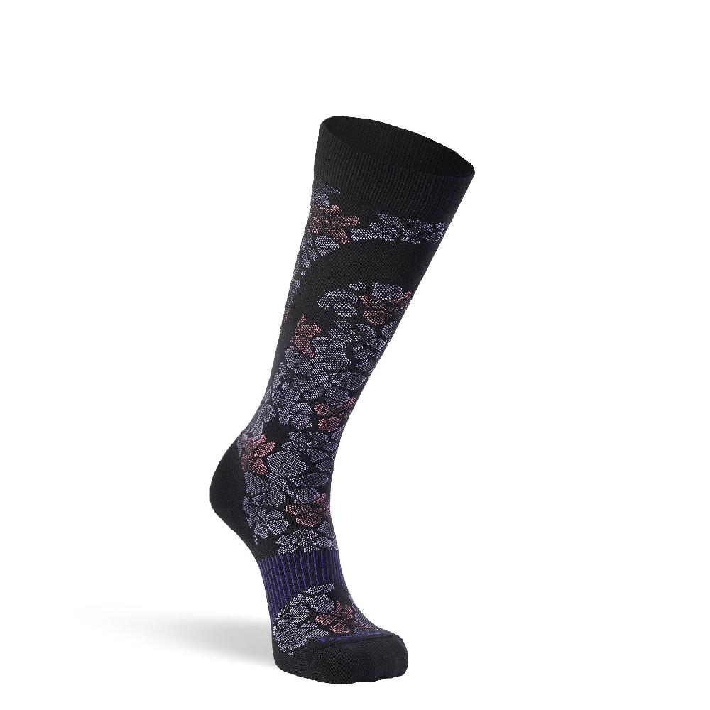 Fox River Women's Flower Power Ultra-Lightweight Over-the-Calf Ski And Snowboard Sock