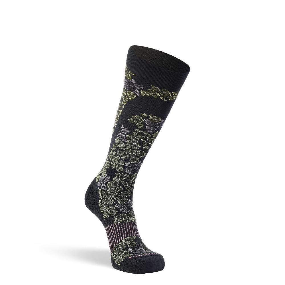 Fox River Women's Flower Power Ultra-Lightweight Over-the-Calf Ski And Snowboard Sock