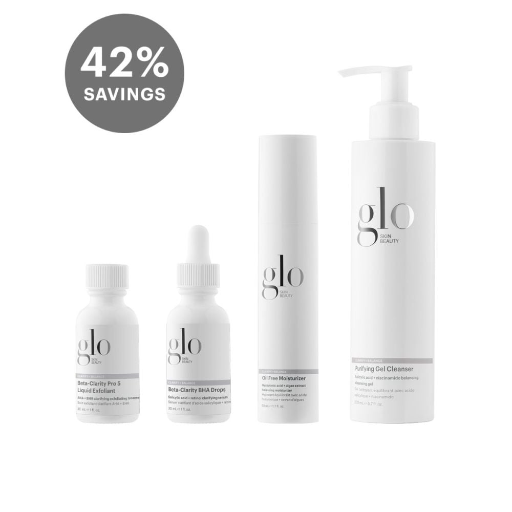 glo minerals Clarify + Balance Elevated Essentials Set