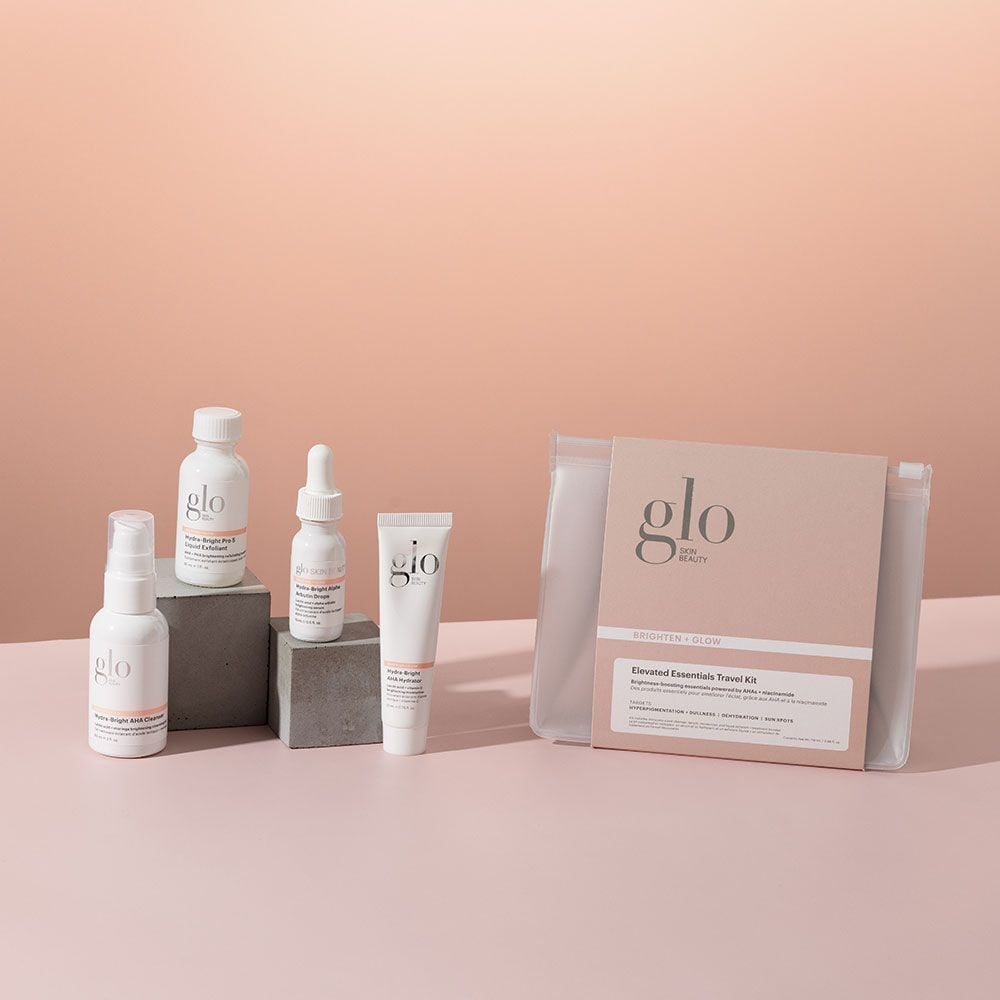 Glo Minerals Brighten + Glow Travel Set