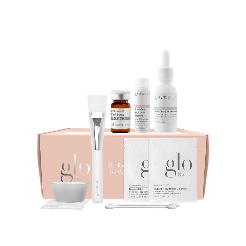 glo minerals Retinol + C Smoothing Peel in a Box