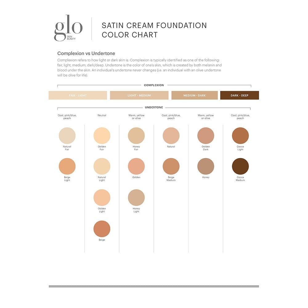 Glo Minerals Satin Cream Foundation