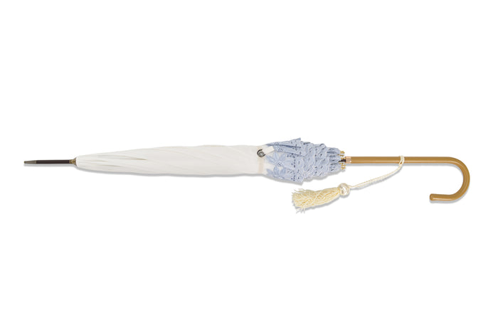 Fox Umbrellas 229815 Pattern Parasol - Ivory (3 Handle Choices)