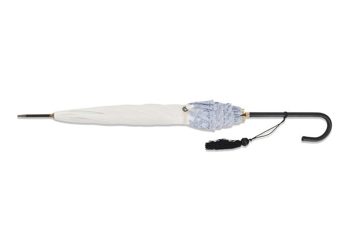 Fox Umbrellas 229815 Pattern Parasol - Ivory (3 Handle Choices)