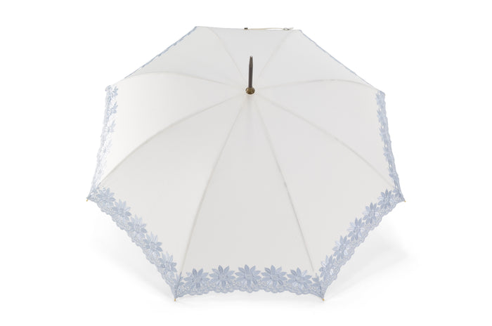 fox umbrellas 229815 Pattern Parasol - Ivory (3 Handle Choices)