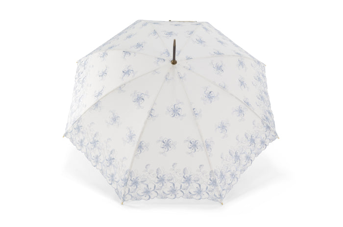 fox umbrellas 316406 Pattern Parasol - Ivory (3 Handle Choices)