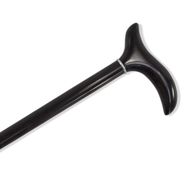 Fox Umbrellas EWS8 Derby Ebony Crutch Handle On Ebony Stick
