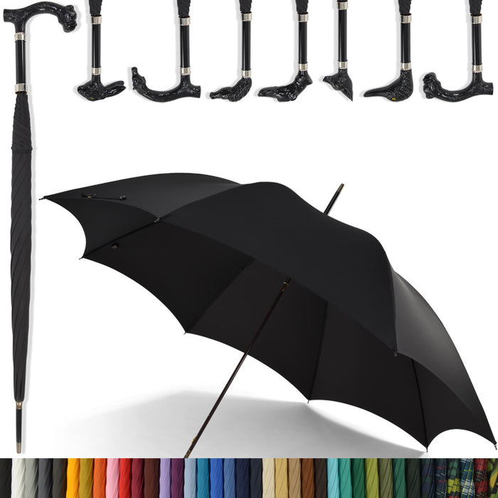 fox umbrellas GT25 Black Edition Animal Head