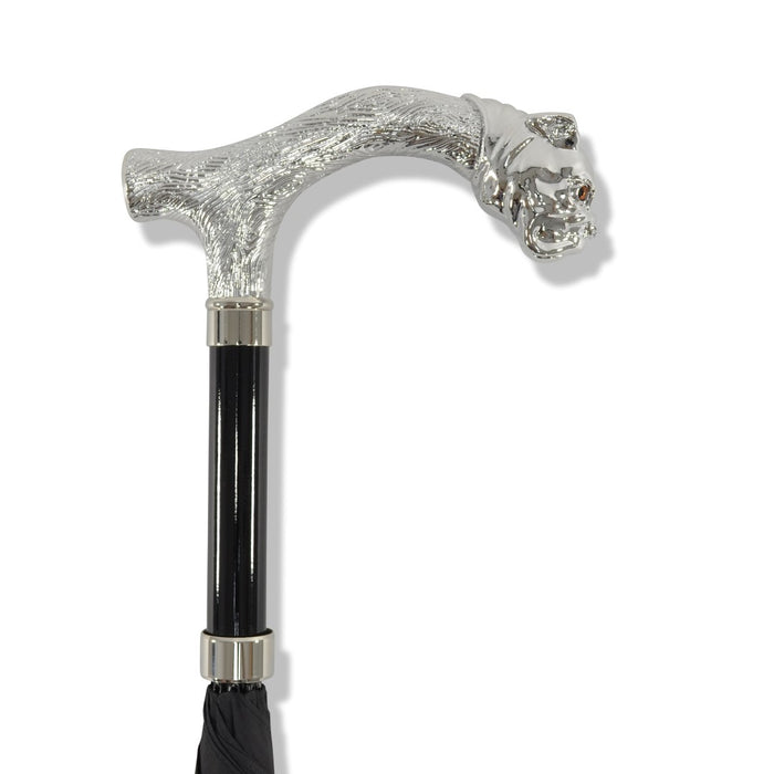 fox umbrellas GT29 Nickel Bulldog Head