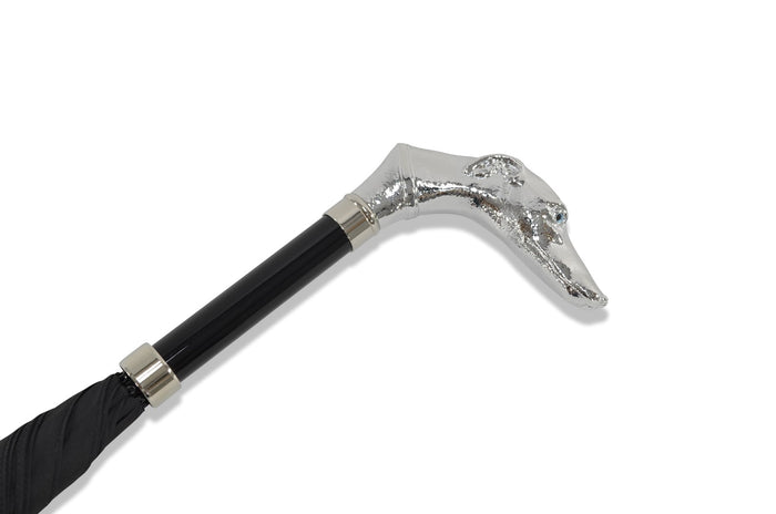 Fox Umbrellas GT29 Nickel Greyhound Head