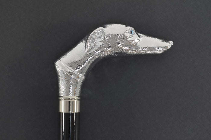 Fox Umbrellas GT29 Nickel Greyhound Head