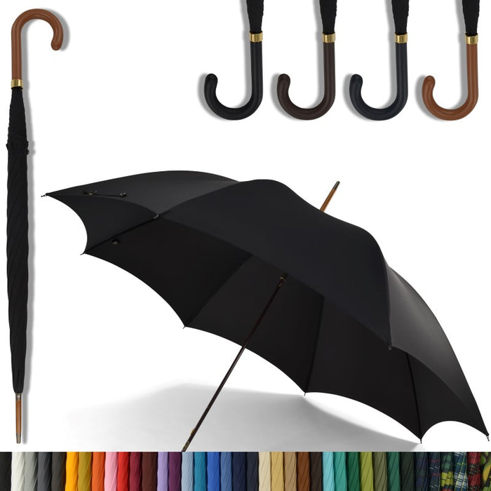 fox umbrellas GT5 Leather (4 Handle Choices)