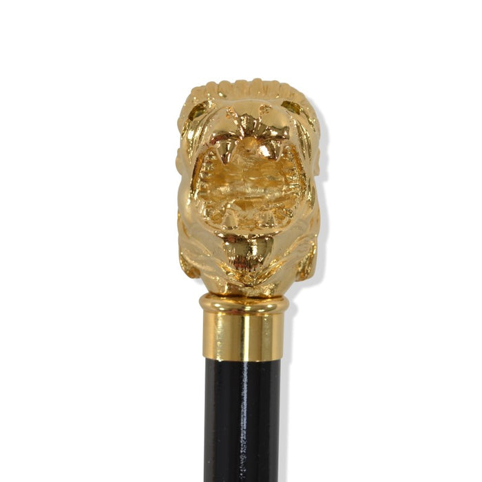 Fox Umbrellas TEL8 (10 Rib) Gilt Classic Lion Head