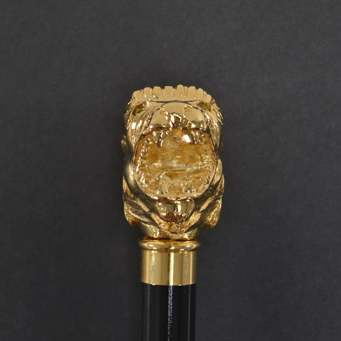 Fox Umbrellas TEL8 (10 Rib) Gilt Classic Lion Head