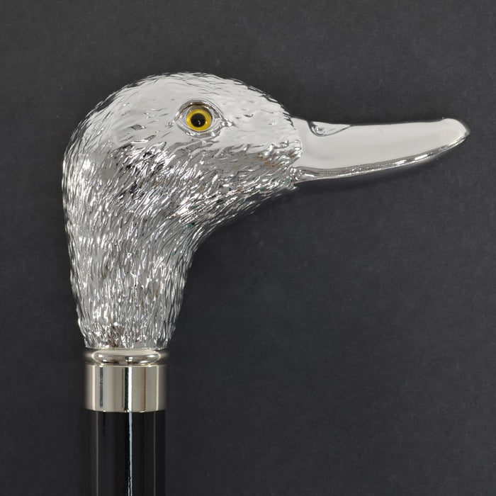 Fox Umbrellas TEL9 (10 Rib) Nickel Duck Head