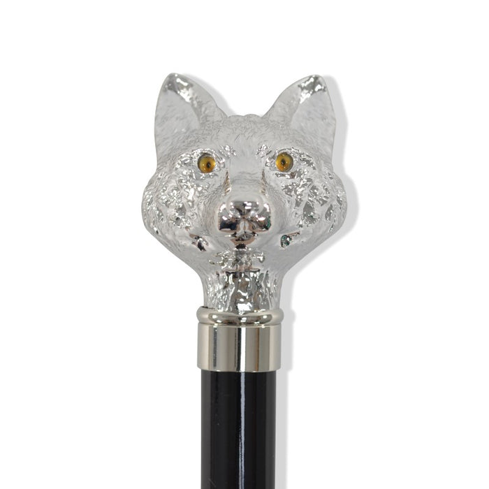 Fox Umbrellas TEL9 (10 Rib) Nickel Fox Head