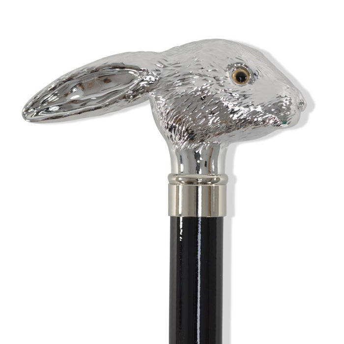 fox umbrellas TEL9 (10 Rib) Nickel Rabbit Head