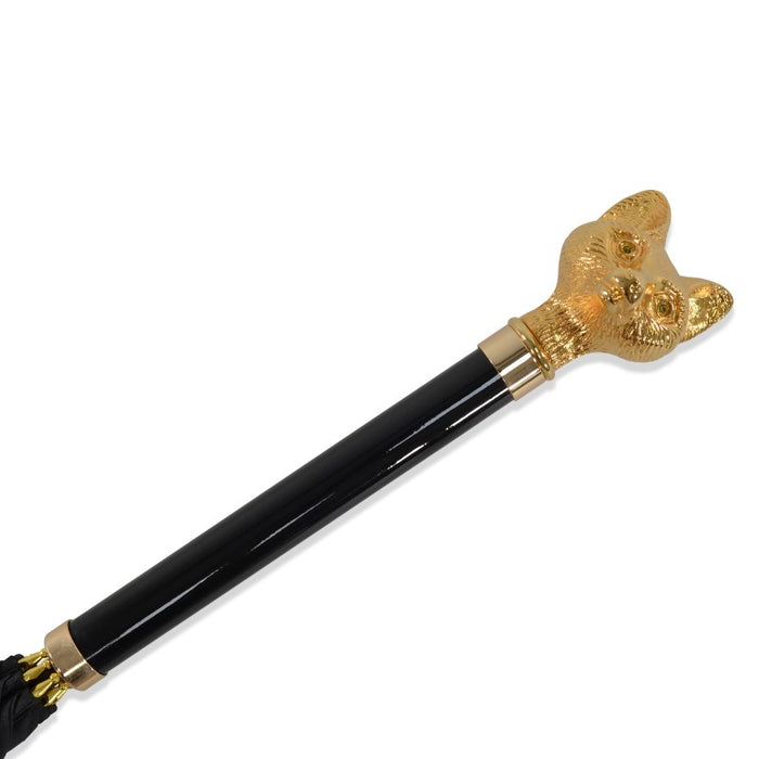 Fox Umbrellas WL15 Gilt Classic Fox Head