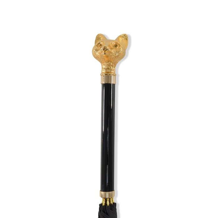 fox umbrellas WL15 Gilt Classic Fox Head