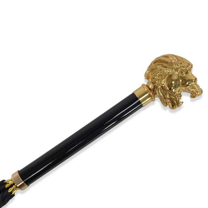 Fox Umbrellas WL15 Gilt Classic Lion Head