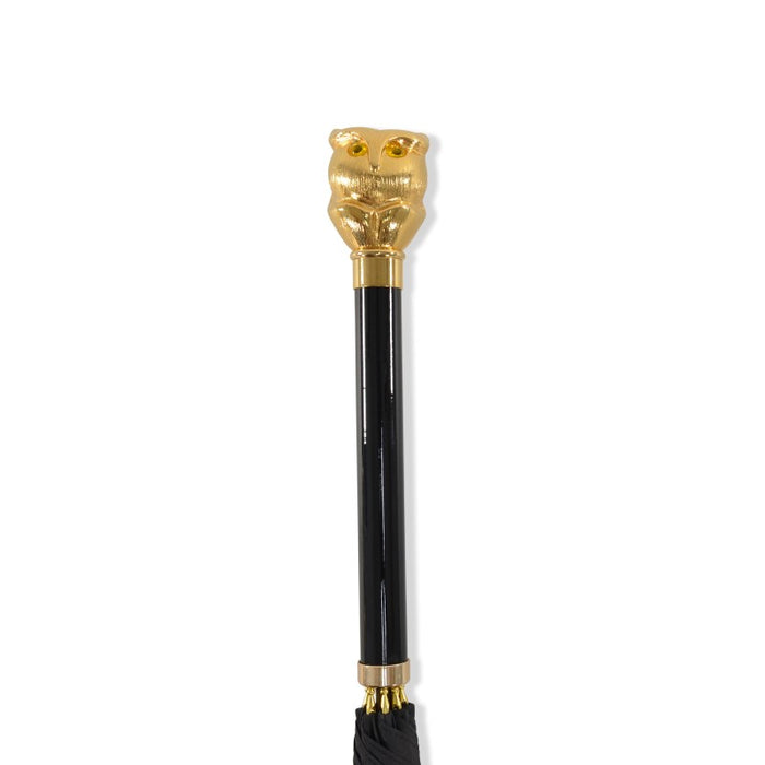 fox umbrellas WL15 Gilt Classic Owl Head