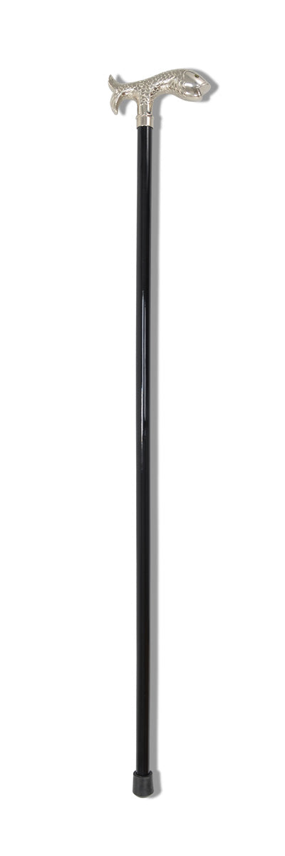 Fox Umbrellas FWS2 Nickel Finish Animal Head Walking Stick (13 Handle Options)