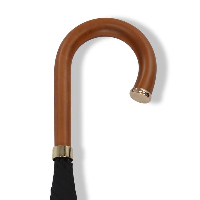 Fox Umbrellas GT20 Choice Malacca With Rolled Gold Nose & Tip Cup