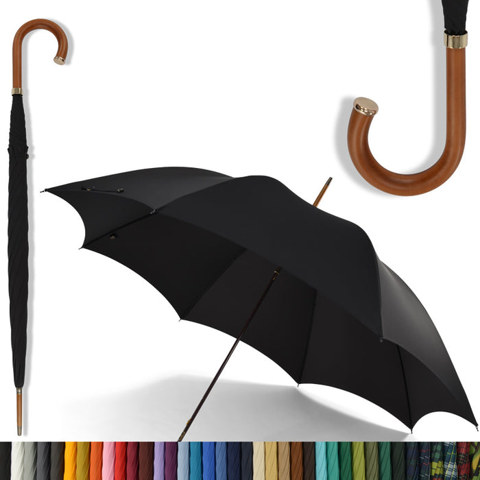 fox umbrellas GT20 Choice Malacca with Rolled Gold Nose & Tip Cup