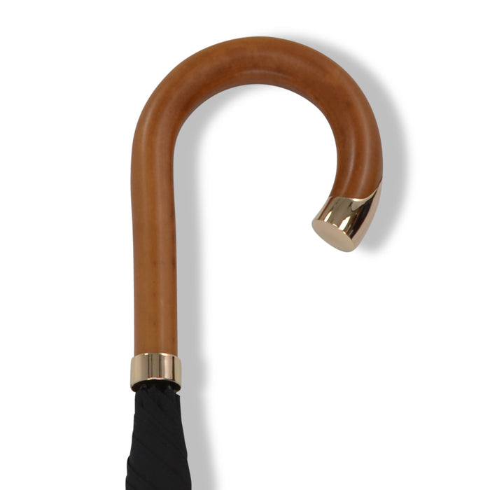 Fox Umbrellas GT21 Choice Malacca With Rolled Gold Apron Nose & Tip Cup