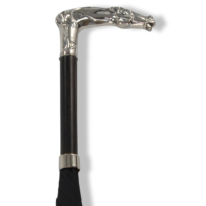 Fox Umbrellas GT23 Silver Plated Handle (Greyhound Horse Or Lady With Snake)