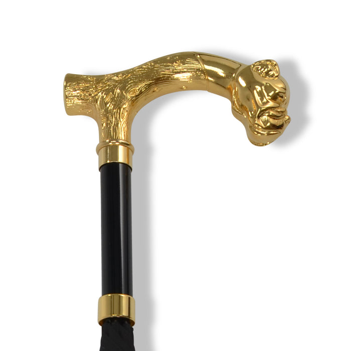 Fox Umbrellas GT26 Gilt Animal Head (15 Handle Choices)