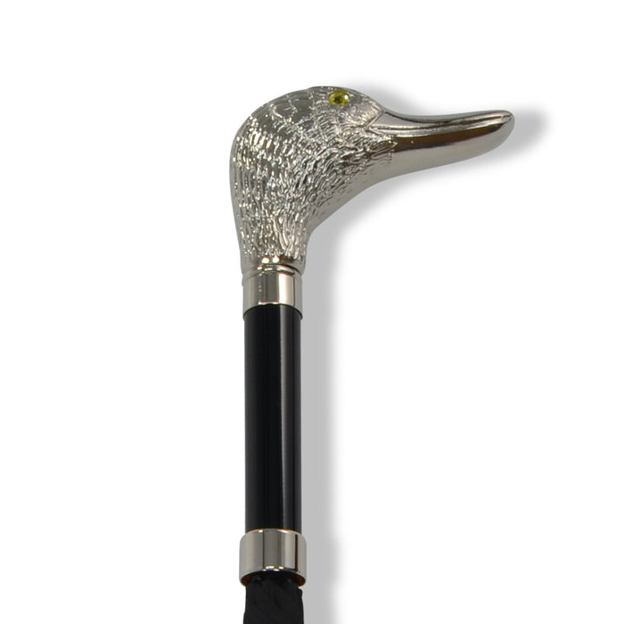 Fox Umbrellas GT29 Nickel Animal Head (Classic Duck Or Classic Cobra)