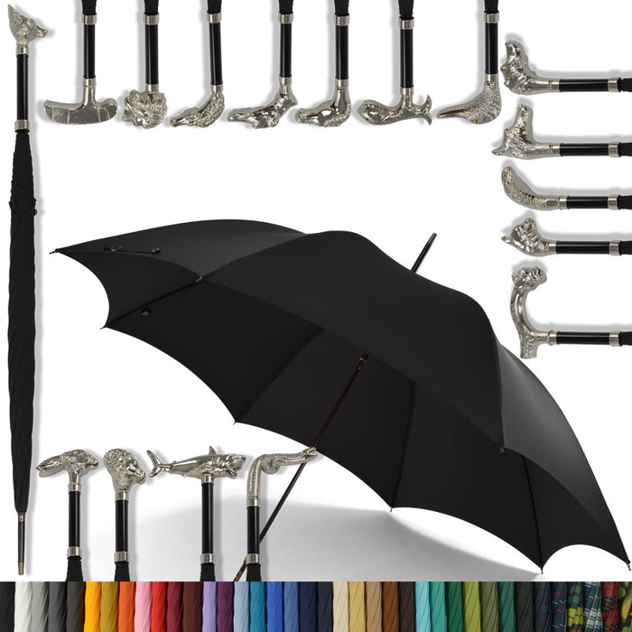 fox umbrellas GT29 Nickel Animal Head (Classic Duck or Classic Cobra)