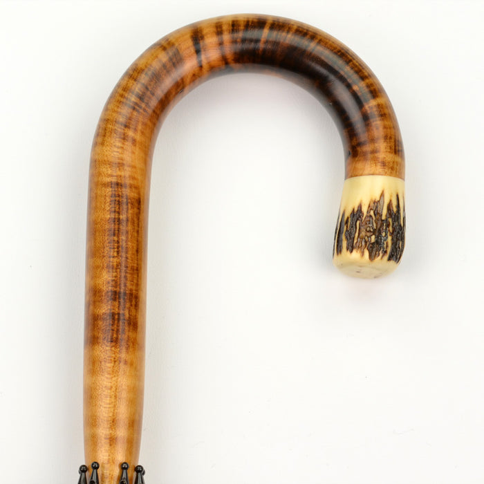 Fox Umbrellas RS15 Scorched Maple Solid With Stag Nose